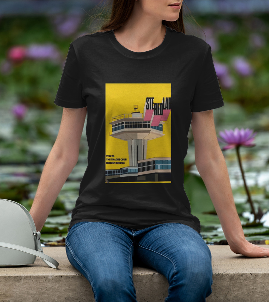 Stereolab 27.8.26 Hebden Bridge The Trades Club T-Shirt