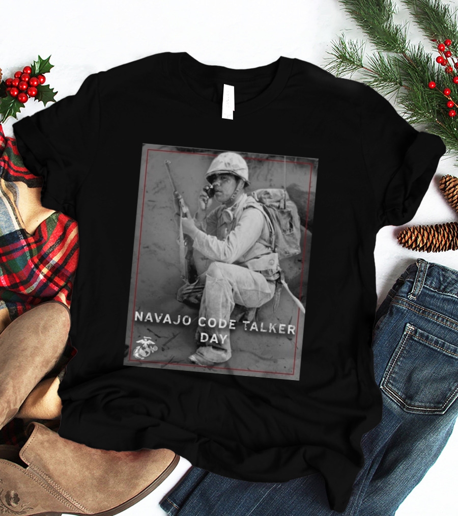 Navajo Code Talker Day Marine Corps T-Shirt