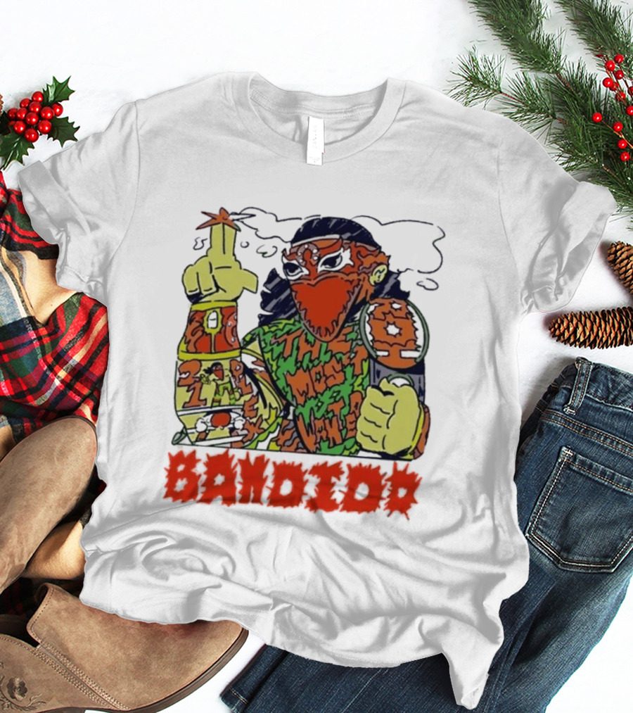 Most Wanted Bandido Lucha Libre Wrestler Suplex Champion T-Shirt