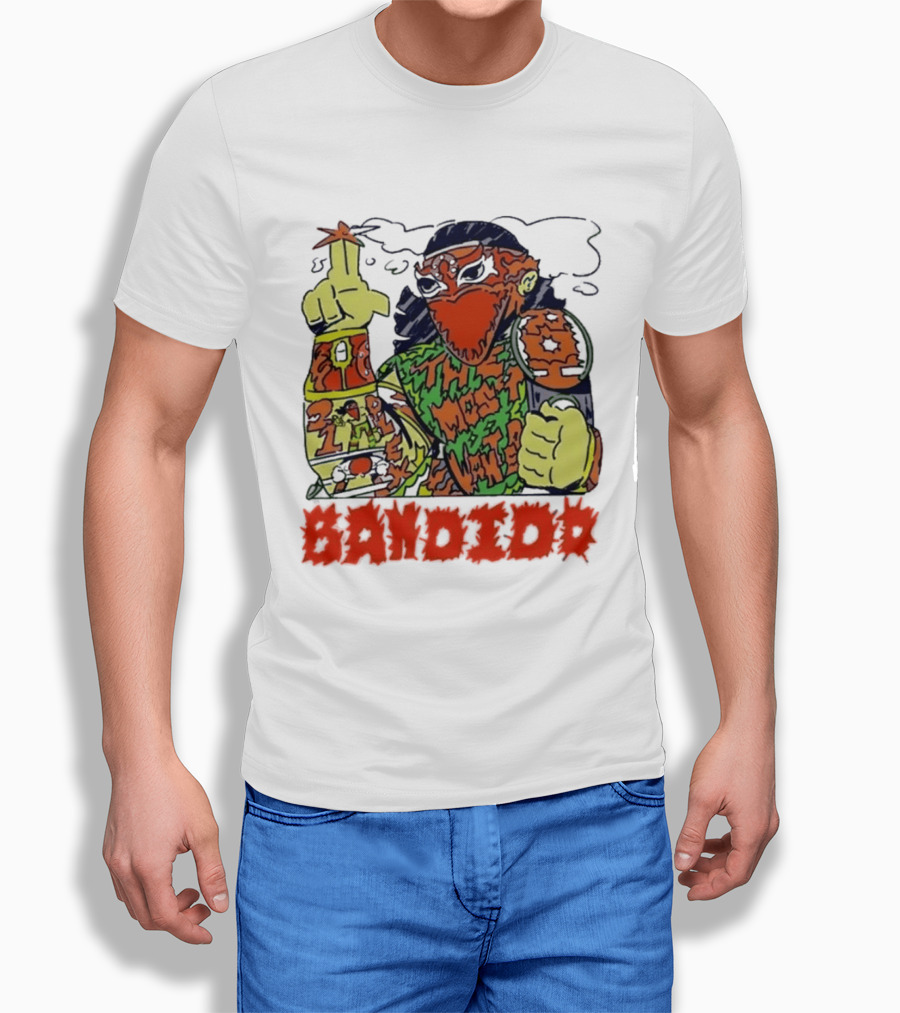 Most Wanted Bandido Lucha Libre Wrestler Suplex Champion T-Shirt
