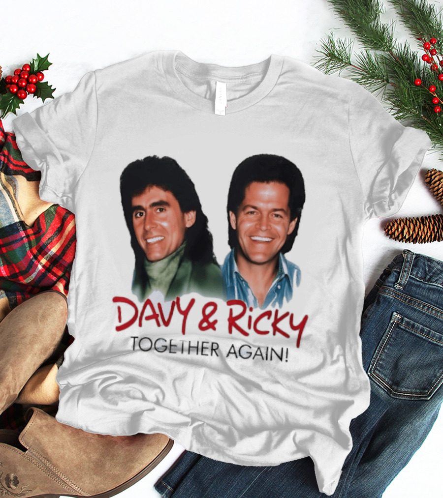 Davy & Ricky Together Again Music Legends T-Shirt