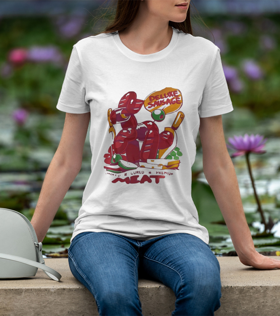 Deluxe Sausage Cured Premium Meat T-Shirt
