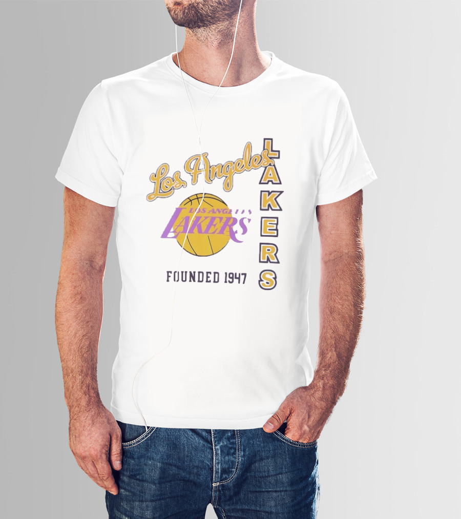 Los Angeles Lakers Founded 1947 NBA Basketball Team T-Shirt