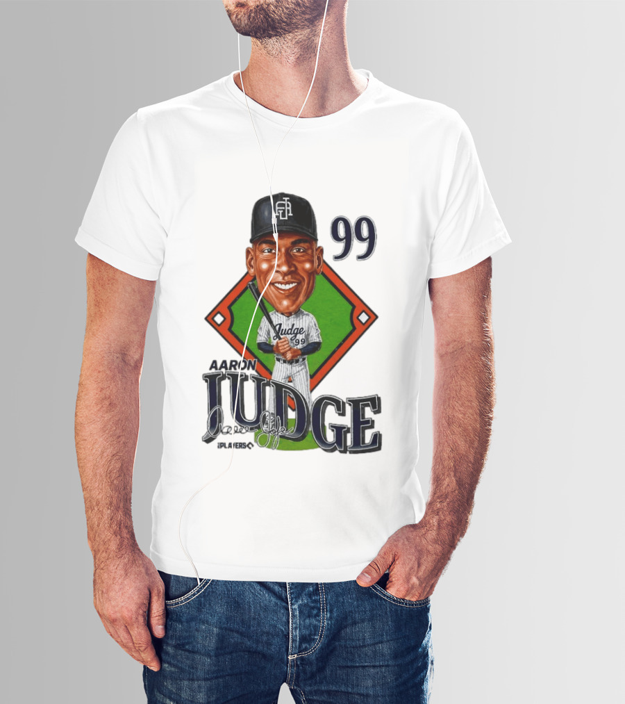 Aaron Judge New York Yankees Player 99 Caricature T-Shirt