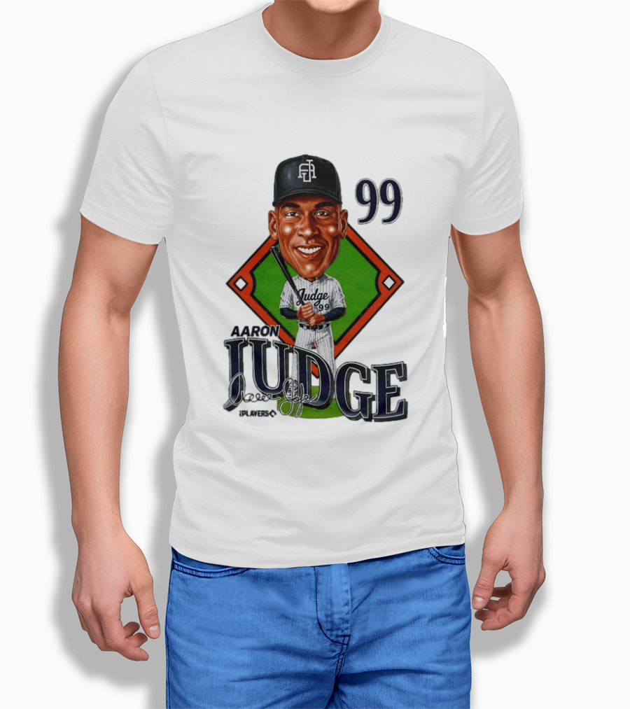 Aaron Judge New York Yankees Player 99 Caricature T-Shirt