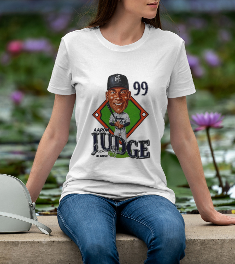 Aaron Judge New York Yankees Player 99 Caricature T-Shirt