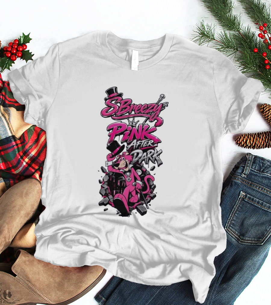 SBreezy Pink After Dark Cartoon T-Shirt