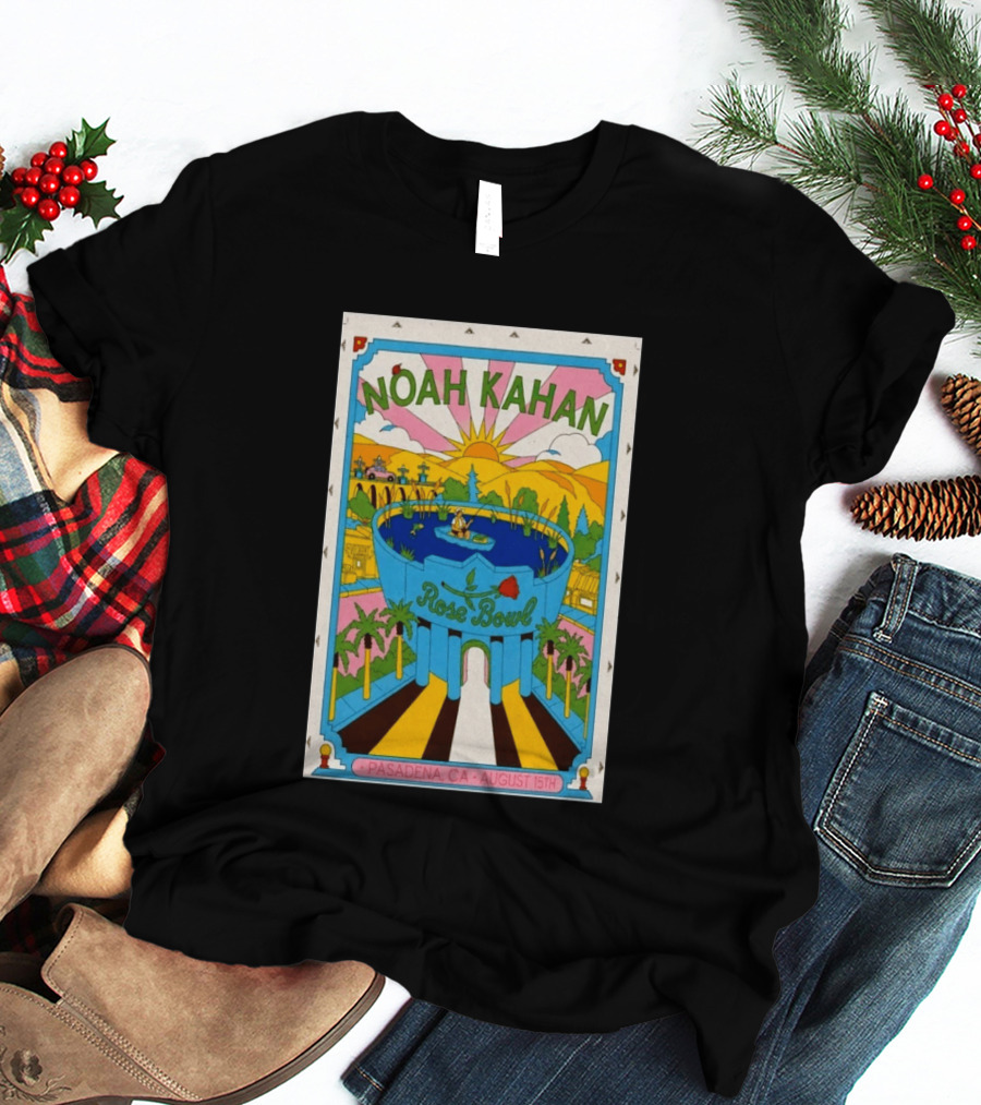Noah Kahan Rose Bowl Pasadena CA August 15th 2026 T-Shirt