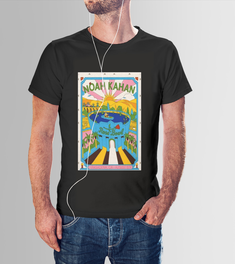 Noah Kahan Rose Bowl Pasadena CA August 15th 2026 T-Shirt