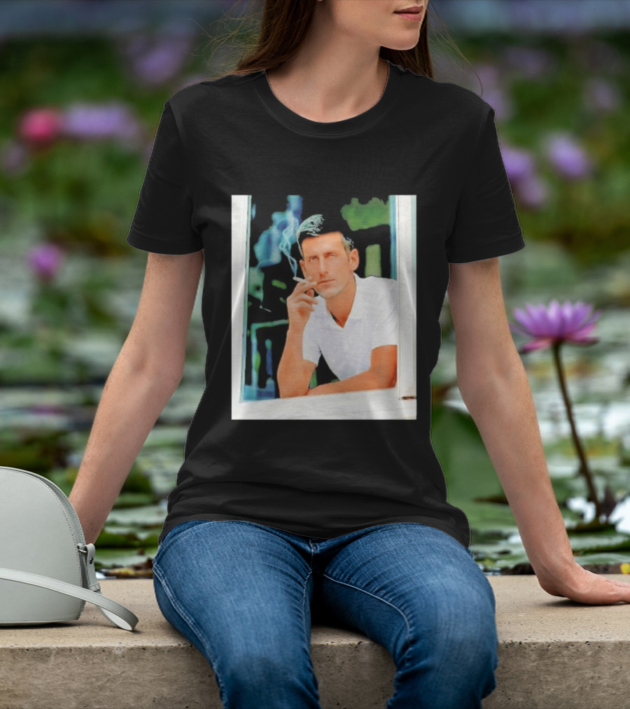Novak Djokovic Smoking Tennis ATP Champion T-Shirt