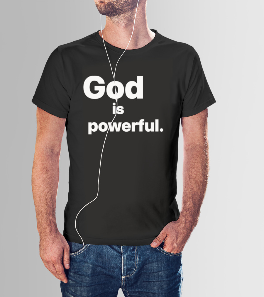 Gamhanan Ang Ginoo God Is Powerful Faith Based T-Shirt