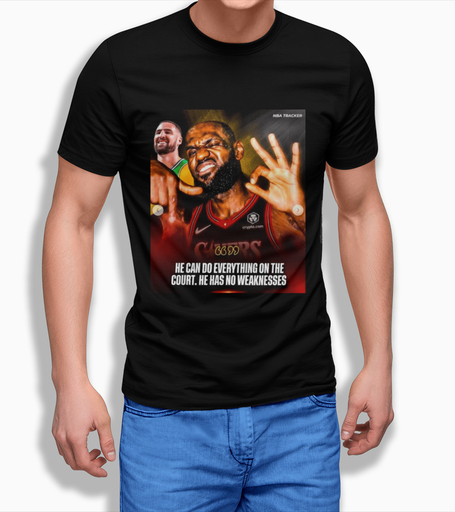 He Can Do Everything On The Court He Has No Weaknesses Crypto Lakers NBA Tracker T-Shirt