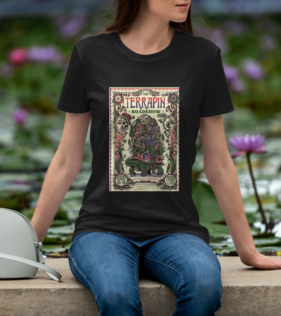 Terrapin Roadshow August 15 16 2026 Salty Gebhardt Amphitheater Truckee California T-Shirt