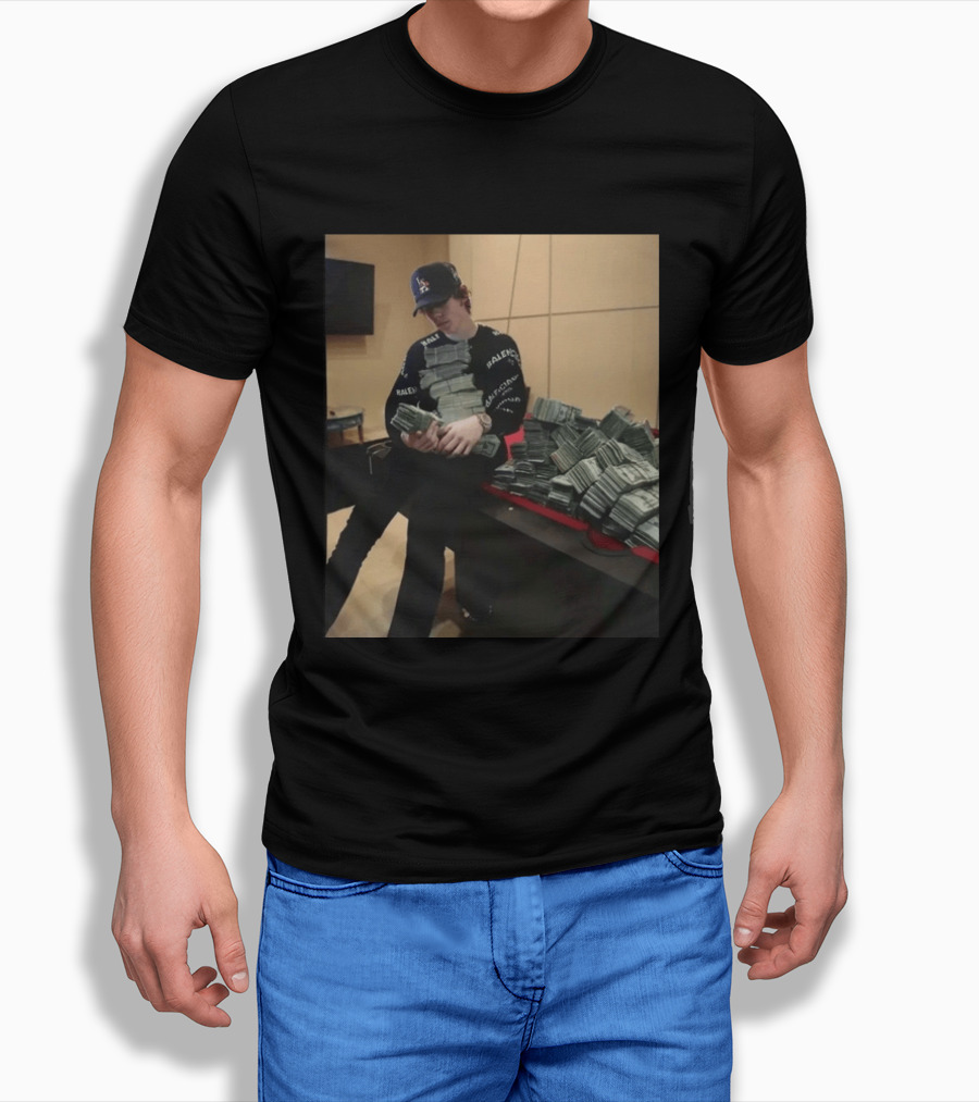 Balenciaga Black Stacks Of Cash T-Shirt
