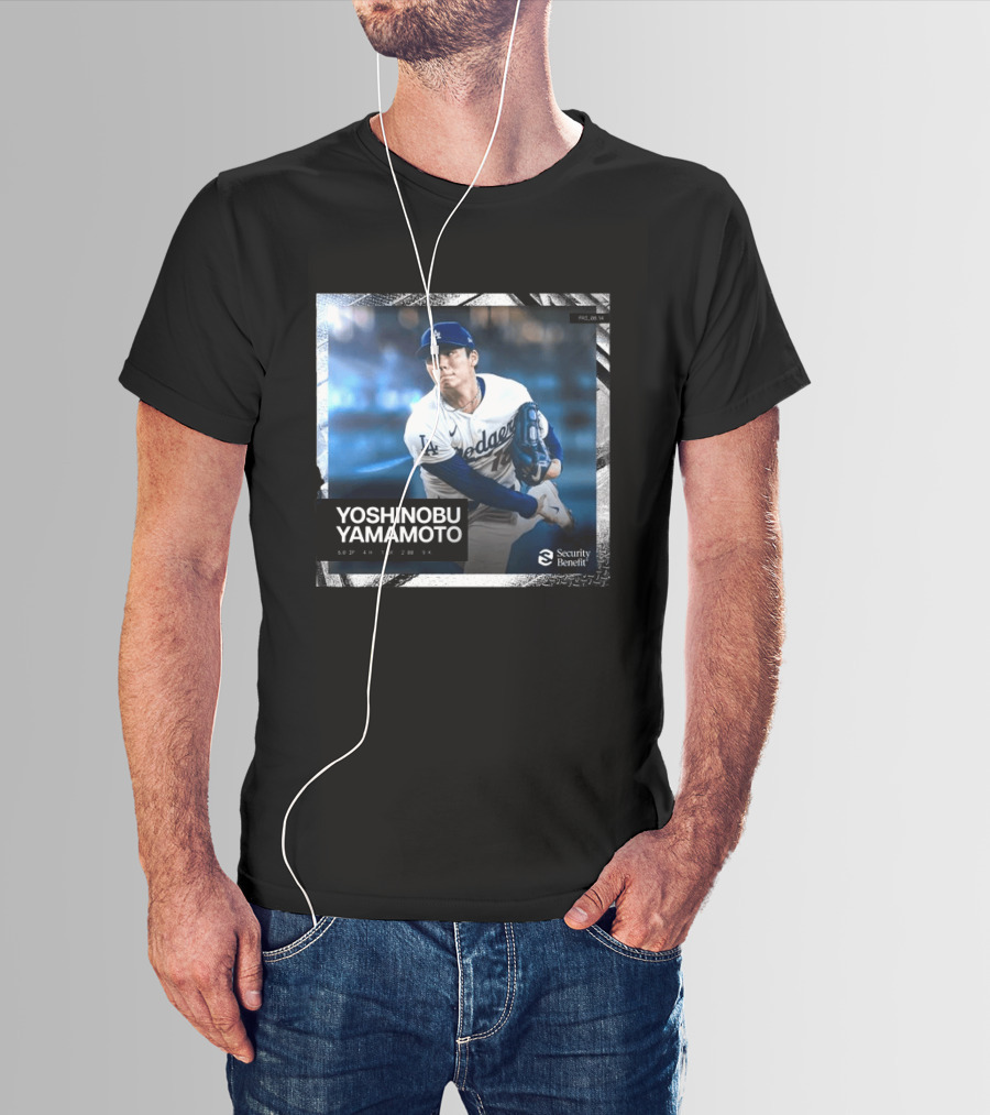 Yoshinobu Yamamoto Los Angeles Dodgers Security Benefit 2026 T-Shirt