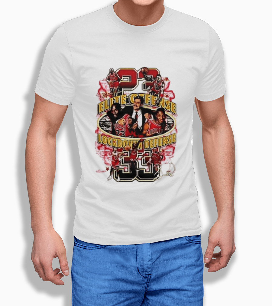 Chicago Bull Machael Jordan X Scotie Pippen Build For Greatness T-Shirt