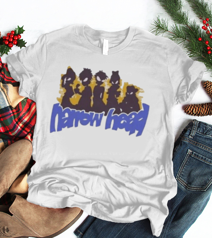 Narrow Head Silhouette Alien Characters T-Shirt