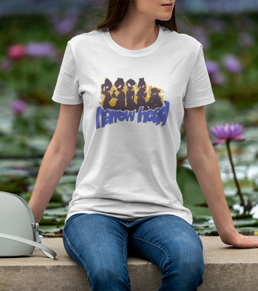 Narrow Head Silhouette Alien Characters T-Shirt
