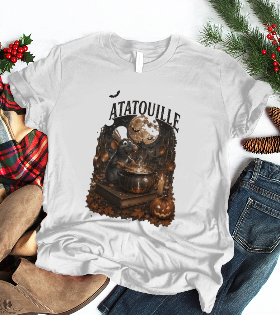 Ratatouille Halloween Cooking Adventure With Pumpkin And Chef Mouse T-Shirt
