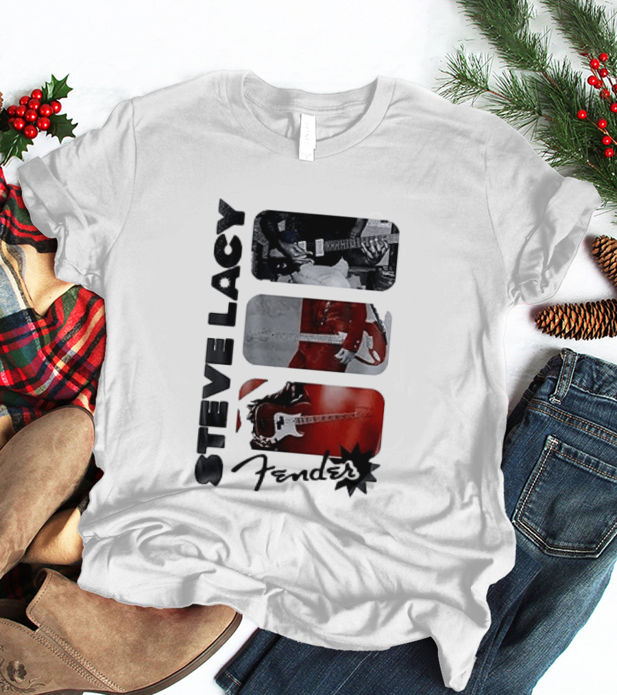 Steve Lacy Fender Oh Yeah Tour Guitar T-Shirt