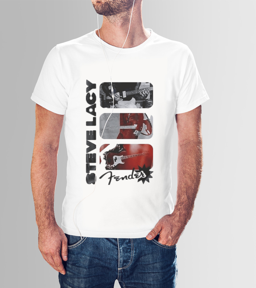 Steve Lacy Fender Oh Yeah Tour Guitar T-Shirt