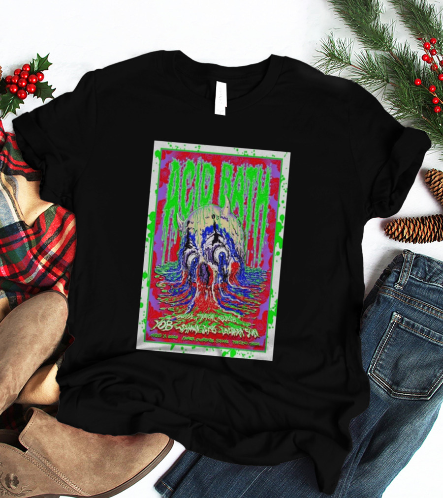 Acid Bath Special Guests Yob Summoner's Enigma Tour August 29 2026 Crystal Ballroom Portland Oregon T-Shirt