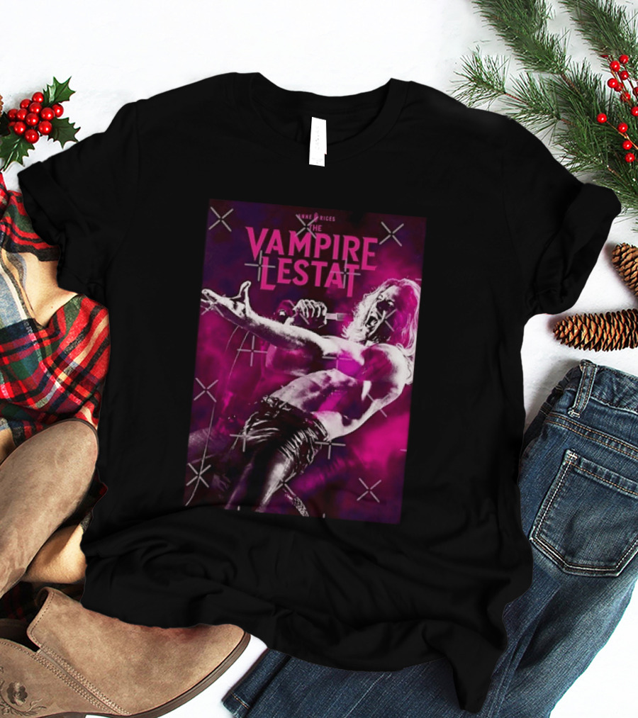 Anne Rice's The Vampire Lestat Gothic Horror Rock Star Aesthetic T-Shirt