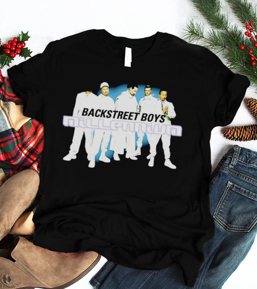 Backstreet Boys Millennium 90s Pop Boy Band Iconic Album Cover T-Shirt