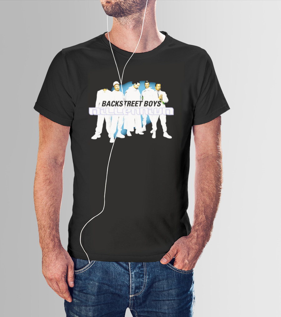 Backstreet Boys Millennium 90s Pop Boy Band Iconic Album Cover T-Shirt