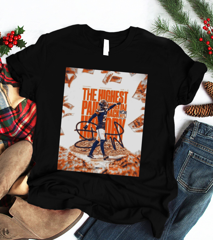Devon Witherspoon NFL The Highest Paid Cornerback In History T-Shirt