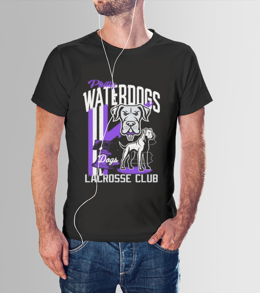 Philly Waterdogs Lacrosse Club Dogs Philadelphia T-Shirt