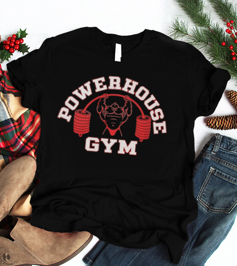 Powerhouse Gym Weightlifting Bodybuilding Lifting Weights Muscle Fitness T-Shirt