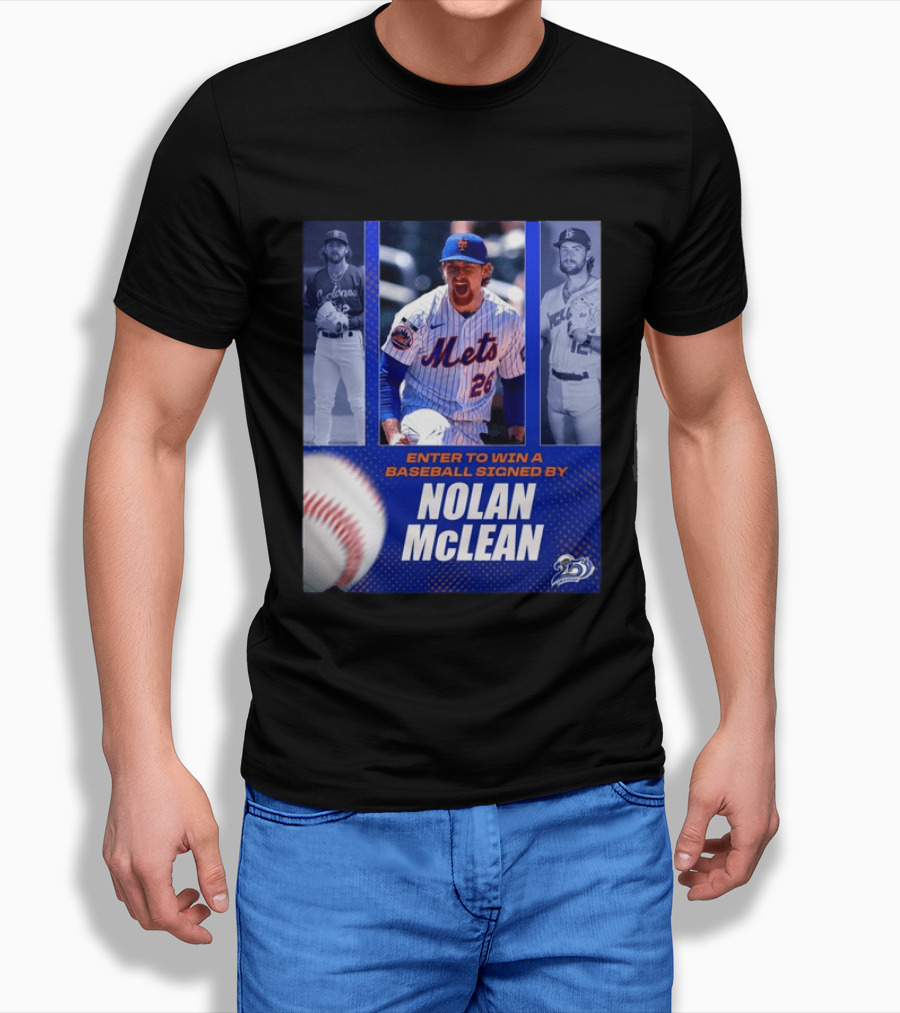 Enter To Win A Baseball Signed By Nolan McLean Mets 26 Celebrating 25 Years T-Shirt