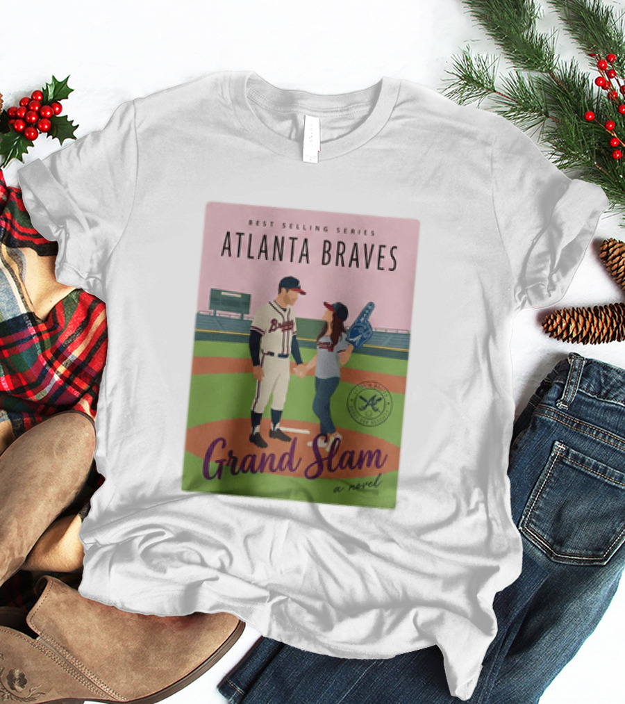 Atlanta Braves Best Selling Series Grand Slam Novel 2026 Giveaway T-Shirt
