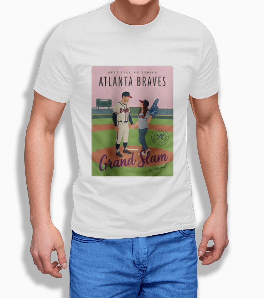 Atlanta Braves Best Selling Series Grand Slam Novel 2026 Giveaway T-Shirt