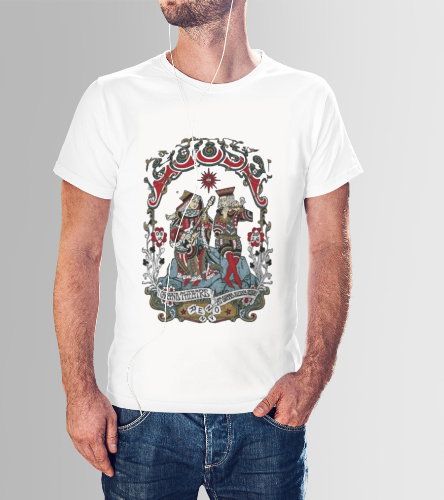 Goose Grand Theatre Reno August 16 2026 Playing Card Kings T-Shirt