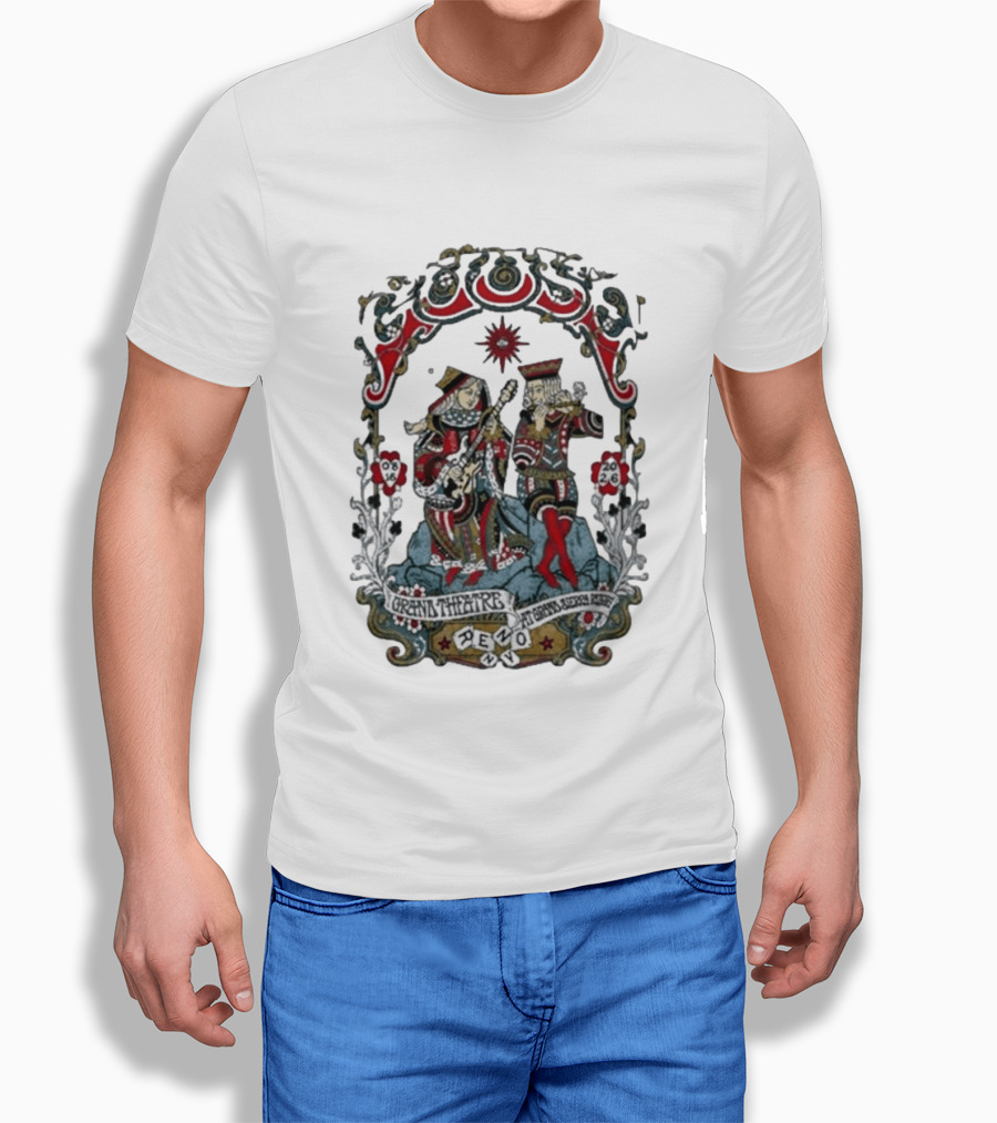 Goose Grand Theatre Reno August 16 2026 Playing Card Kings T-Shirt