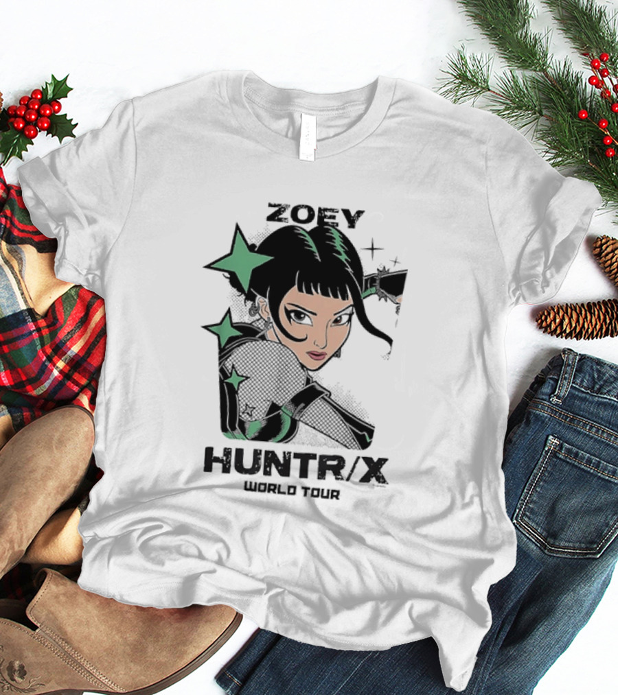 Zoey Huntr X World Tour Concert Music Artist Stars T-Shirt