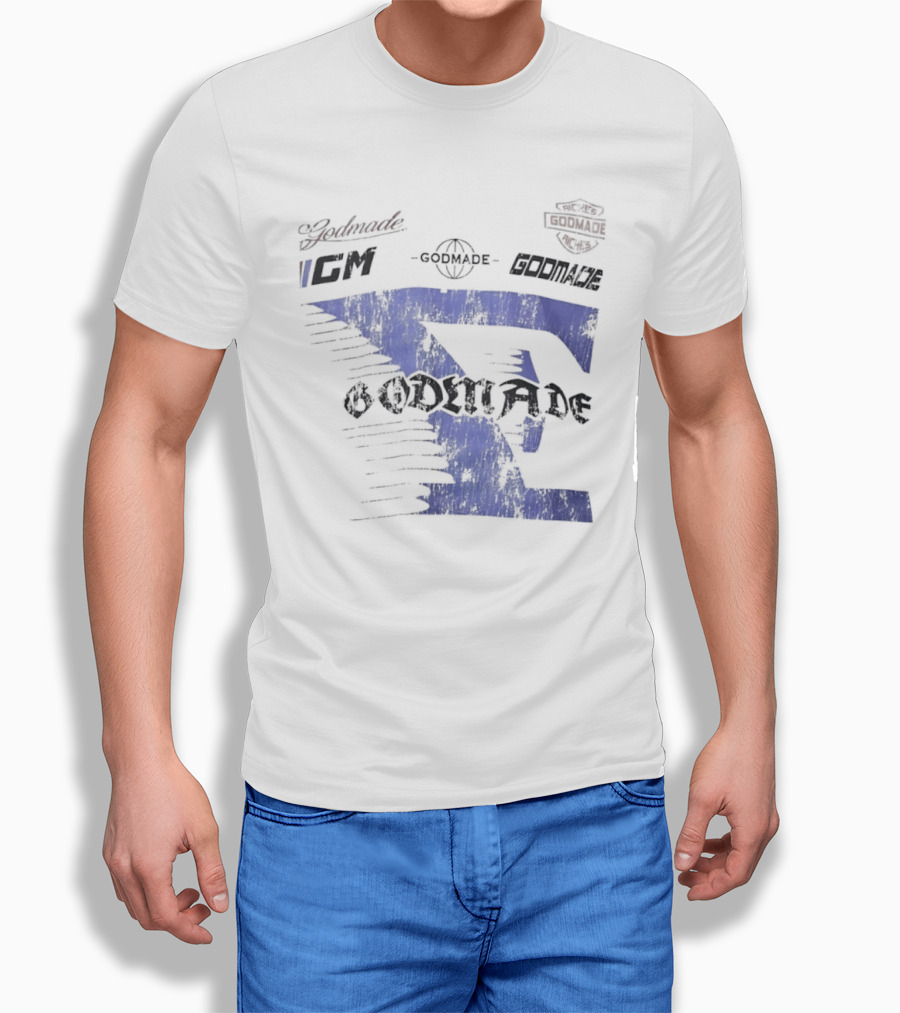 Godmade GM Worldwide Riches Premium Streetwear Distressed T-Shirt