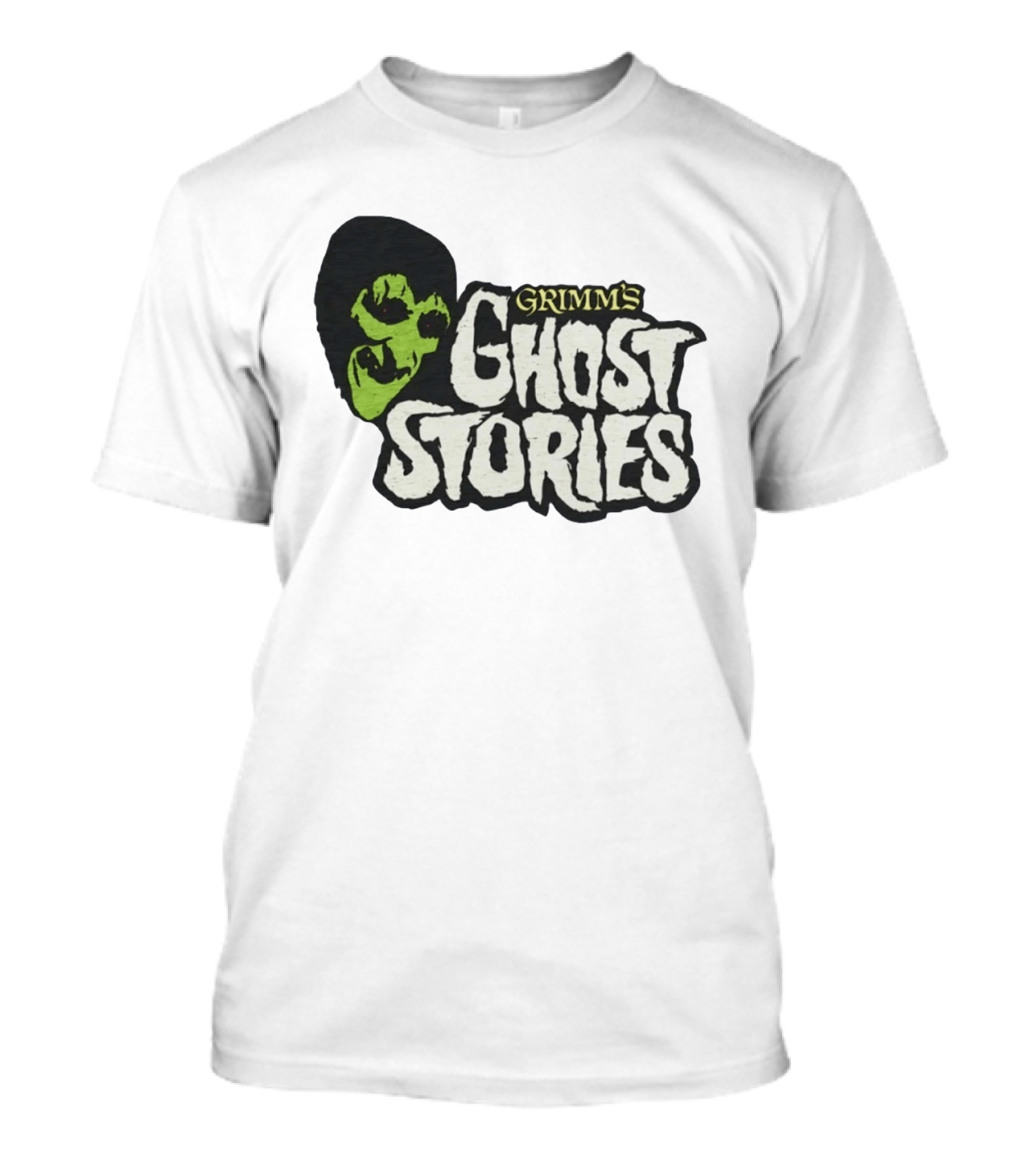 Grimm's Ghost Stories Spooky Horror Green Face T-Shirt