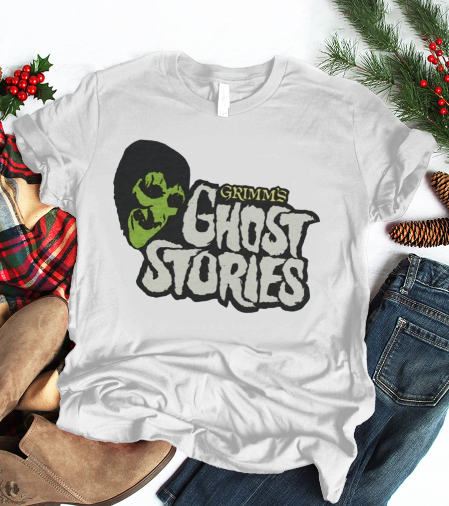 Grimm's Ghost Stories Spooky Horror Green Face T-Shirt