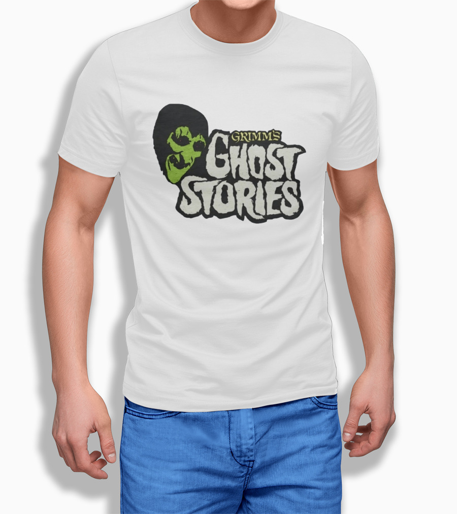 Grimm's Ghost Stories Spooky Horror Green Face T-Shirt