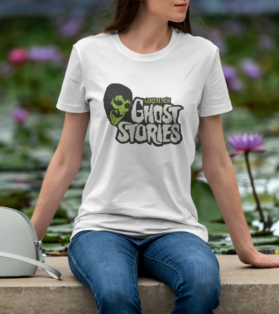 Grimm's Ghost Stories Spooky Horror Green Face T-Shirt