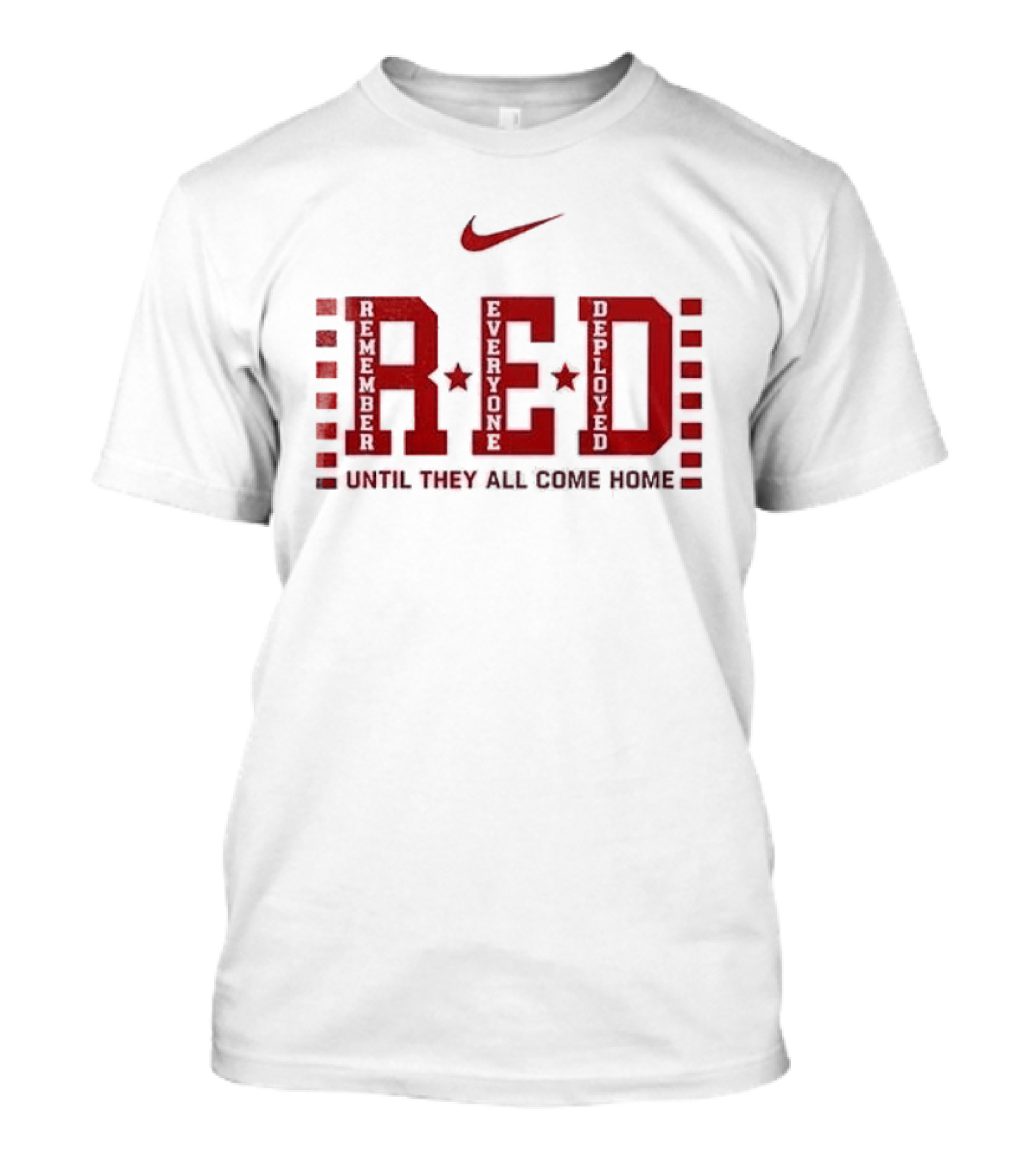 Nittany Lions Red Friday Remember Everyone Deployed Until They All Come Home T-Shirt
