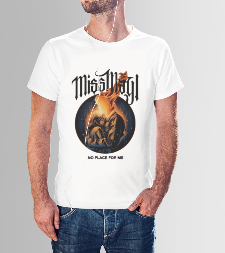 Miss May I No Place For Me Solid State Records Store White Black Ringer T-Shirt
