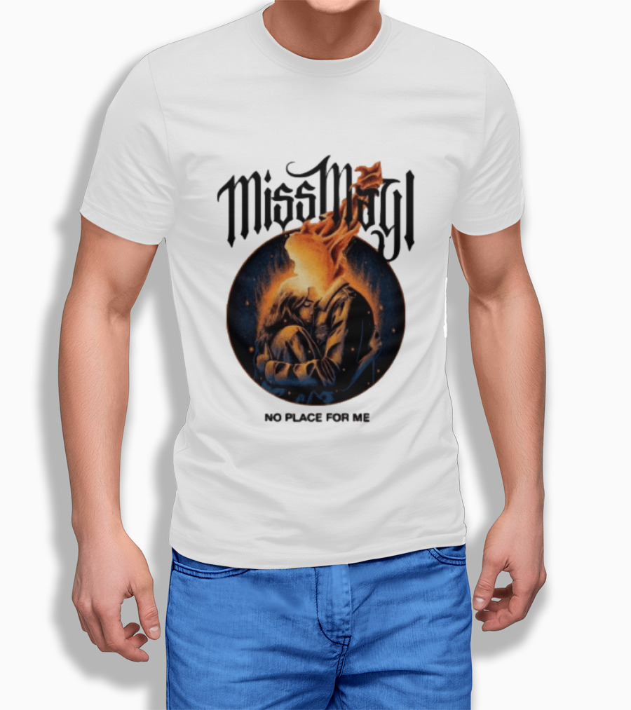 Miss May I No Place For Me Solid State Records Store White Black Ringer T-Shirt