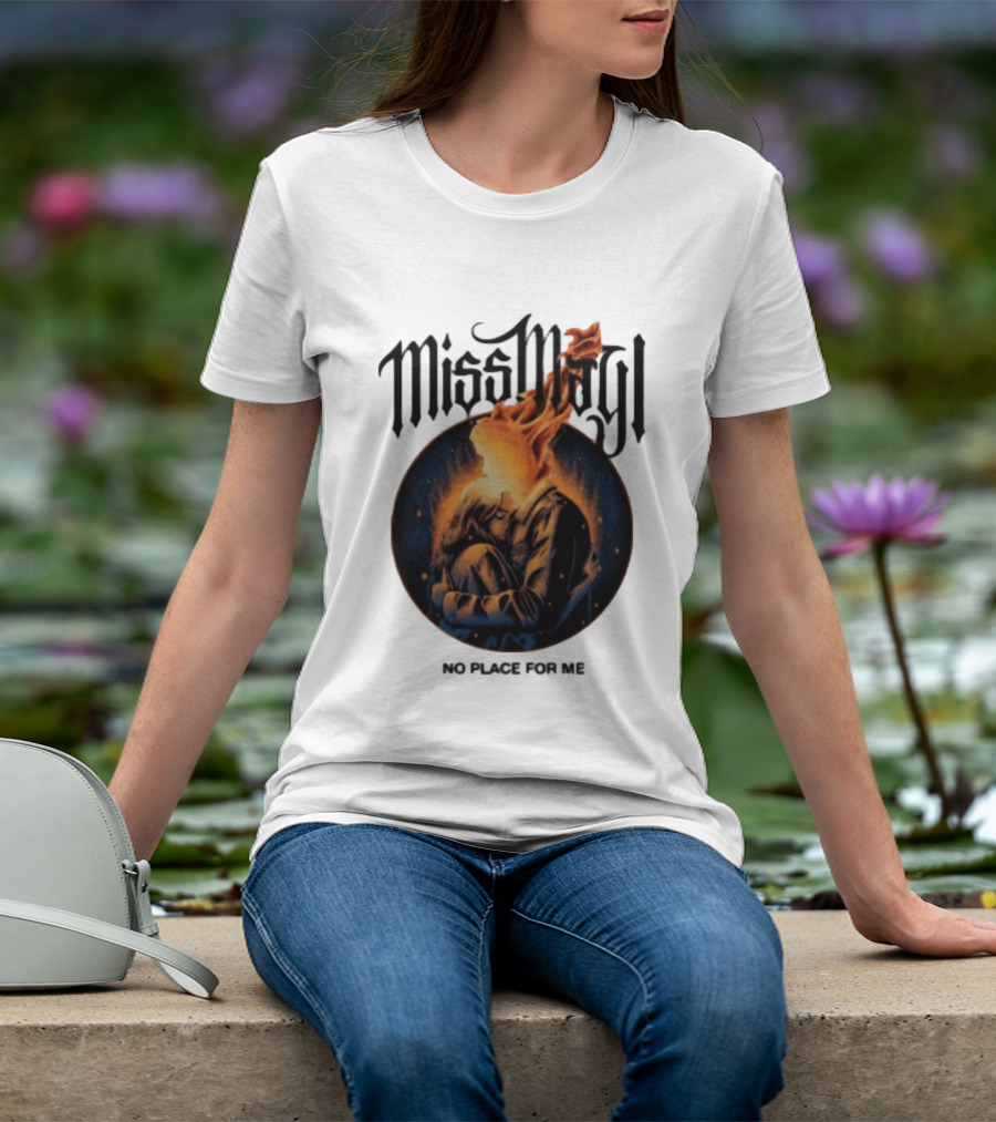 Miss May I No Place For Me Solid State Records Store White Black Ringer T-Shirt