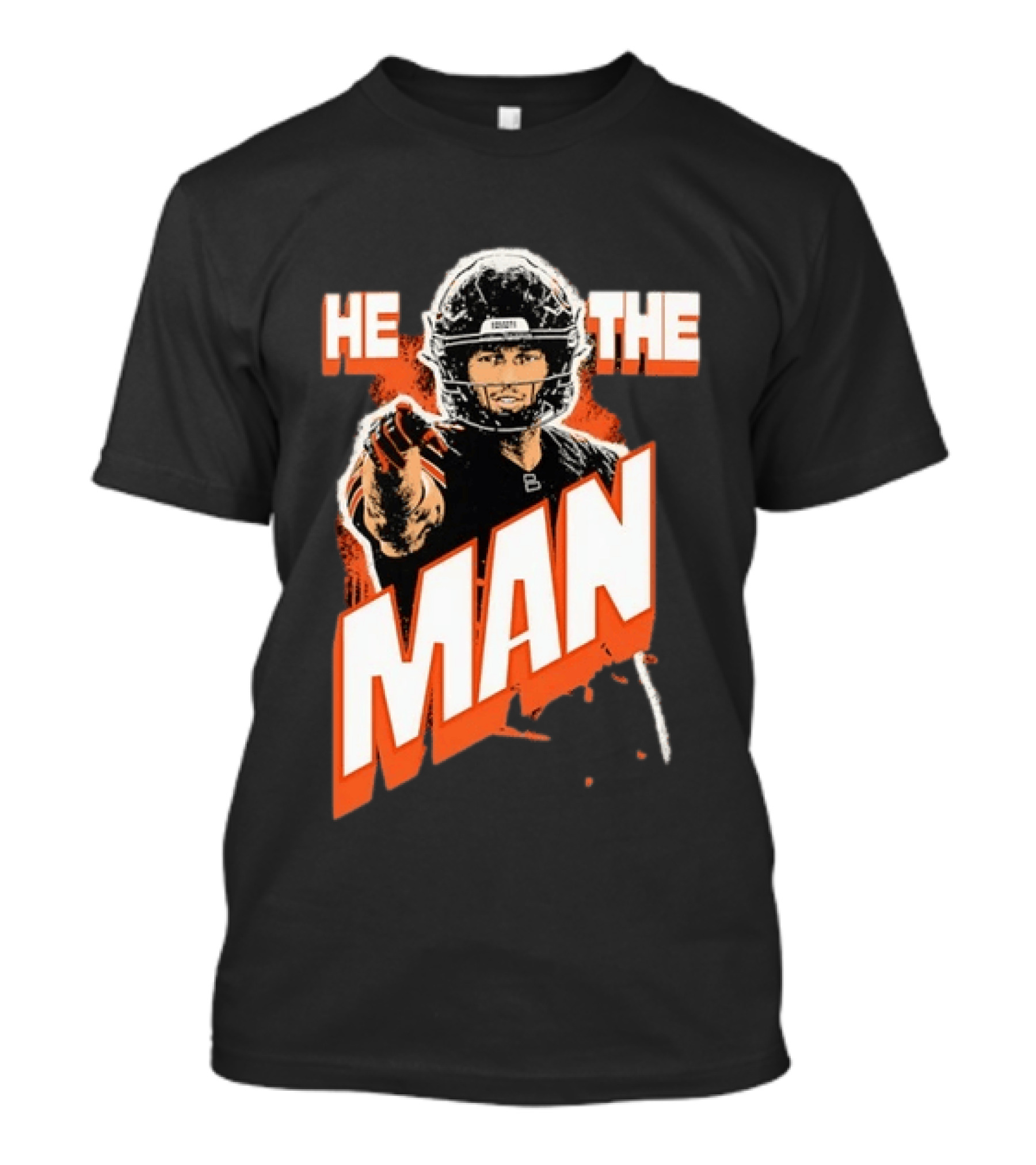 Caleb Williams He The Man Chicago Bears Fan T-Shirt