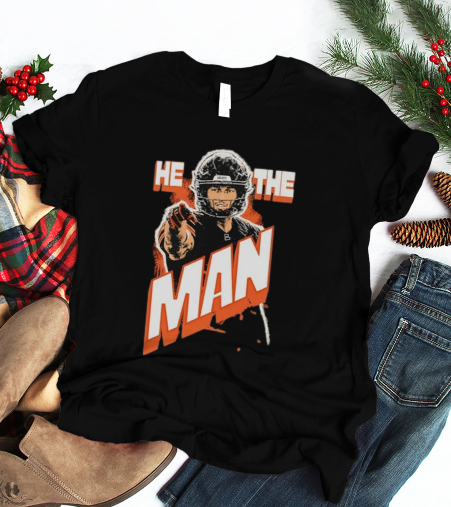 Caleb Williams He The Man Chicago Bears Fan T-Shirt