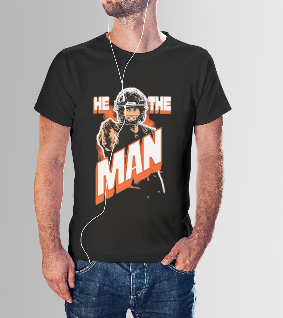 Caleb Williams He The Man Chicago Bears Fan T-Shirt